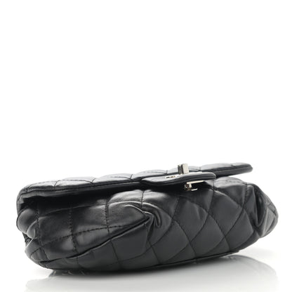 Chanel Calfskin Quilted CC Uniform Flap Belt Bag Black 3 of 10