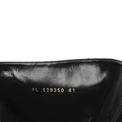 Saint Laurent Nappa Vendome Loulou Ankle Zip Boot 41 Black 8 of 9
