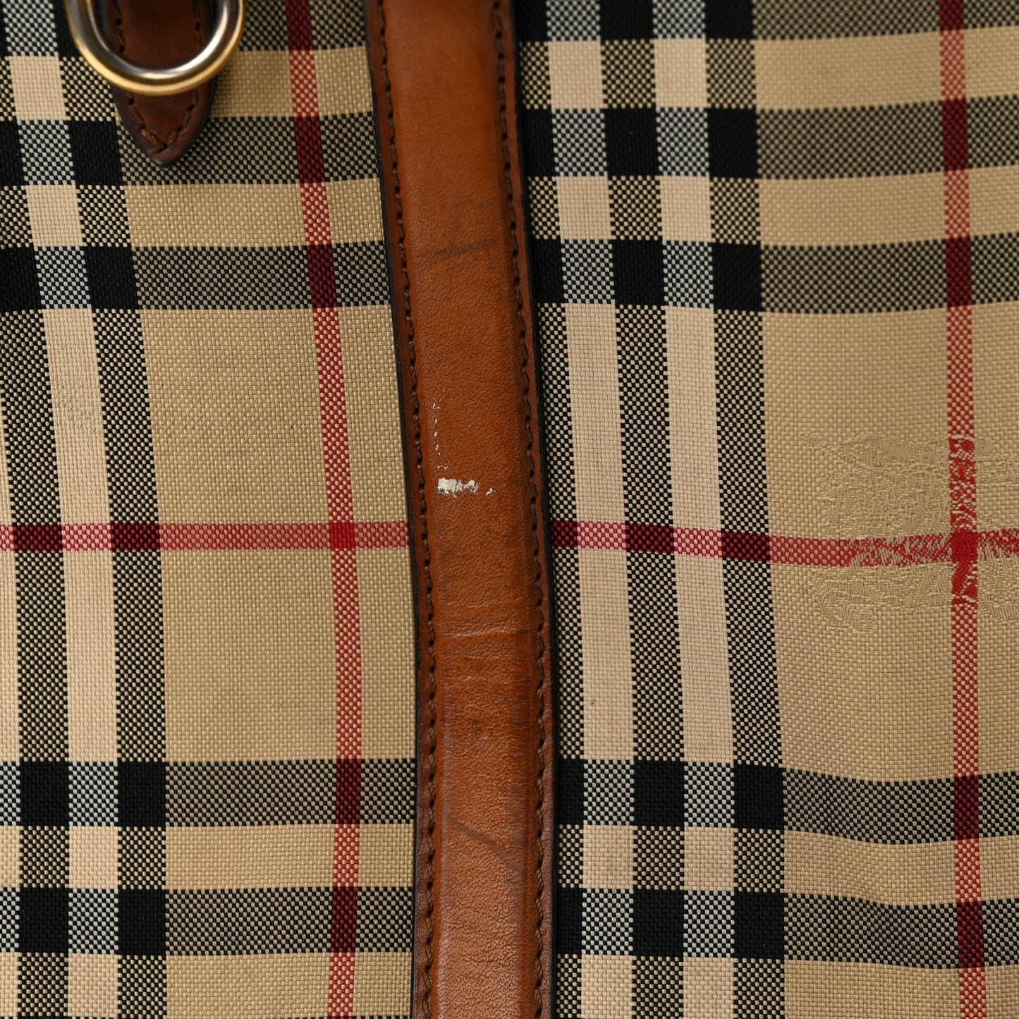 Horseferry Check Small Orchard Bowling Bag Tan