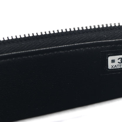 Chanel Lambskin Quilted Small Top Handle Vanity Case With Chain So Black 7 of 10