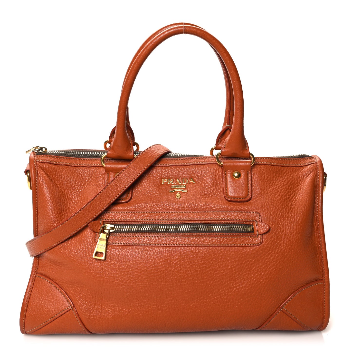 Vitello Daino Shopping Satchel Rame