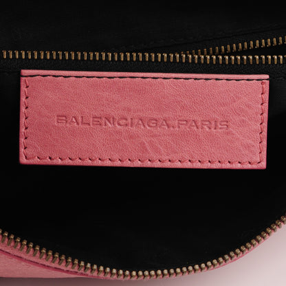Balenciaga Agneau Classic Hardware Flat Handle Clutch Rose Bruyere 11 of 11