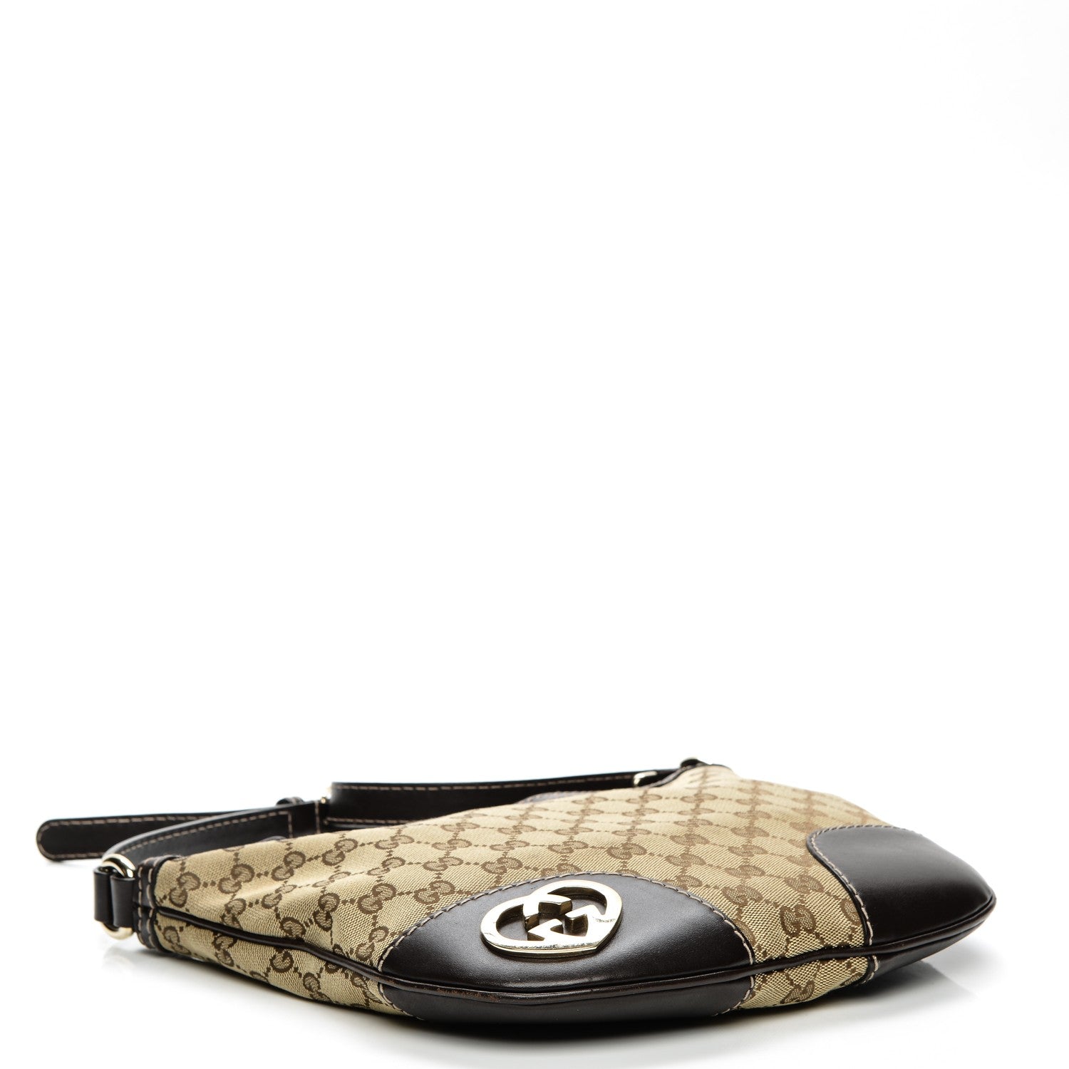 Gucci Monogram Small Lovely Heart Messenger Dark Brown 4 of 11