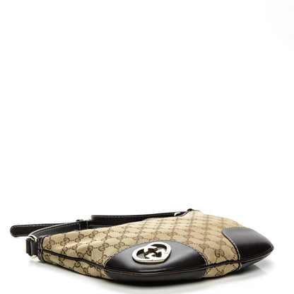 Gucci Monogram Small Lovely Heart Messenger Dark Brown 4 of 11