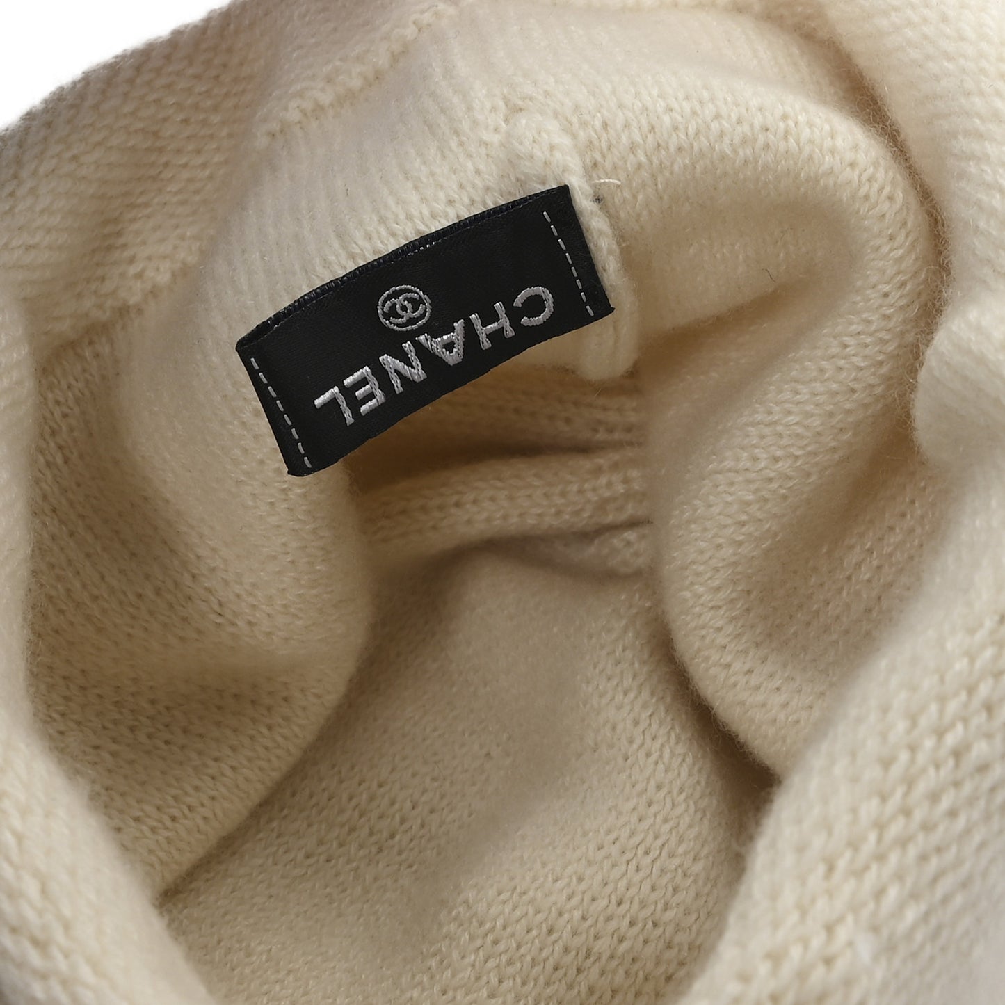 Cashmere CC Beanie Hat White