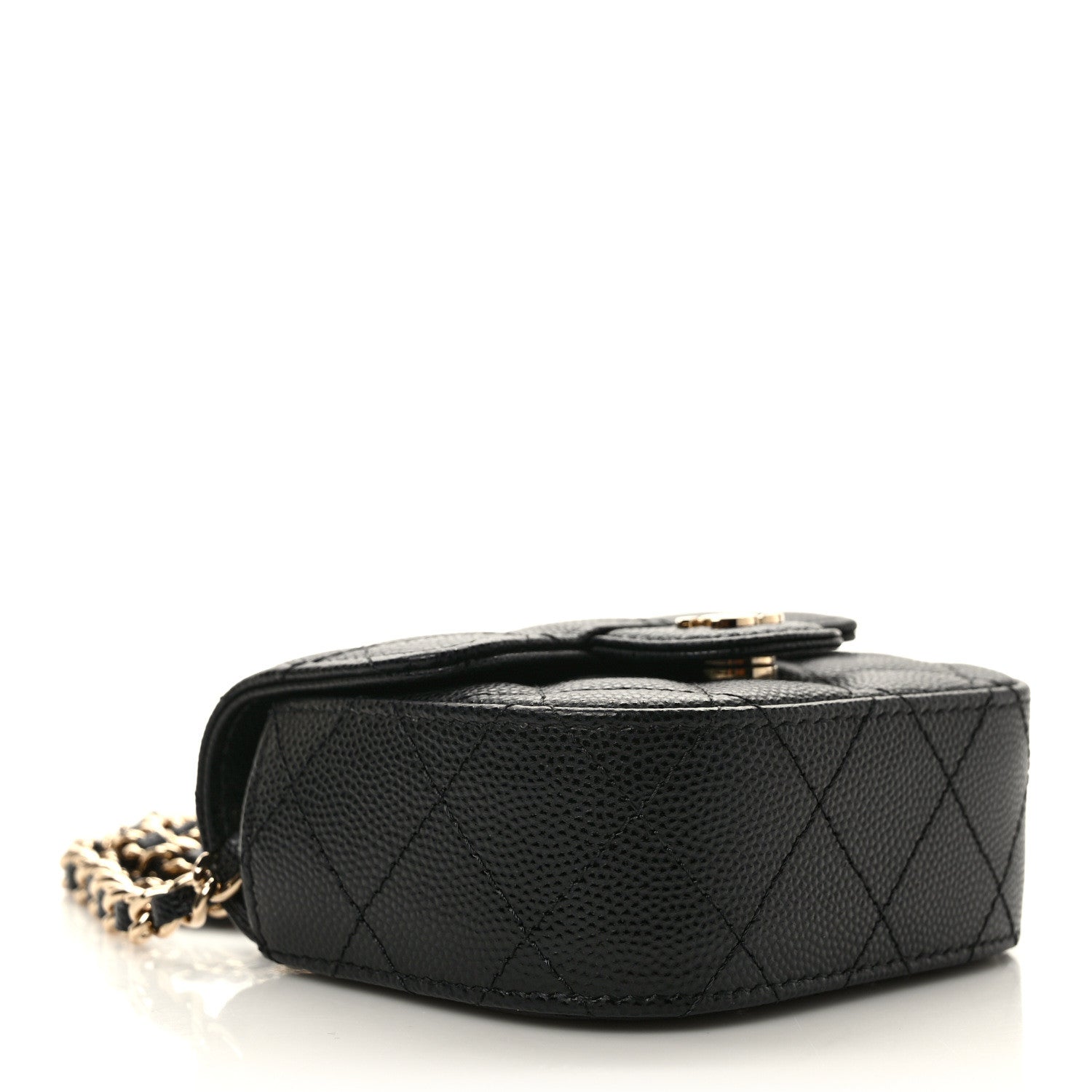 Chanel Caviar Quilted Mini Clutch With Chain Black 4 of 10