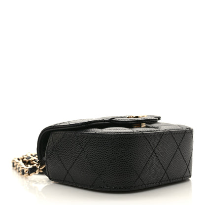 Chanel Caviar Quilted Mini Clutch With Chain Black 4 of 10