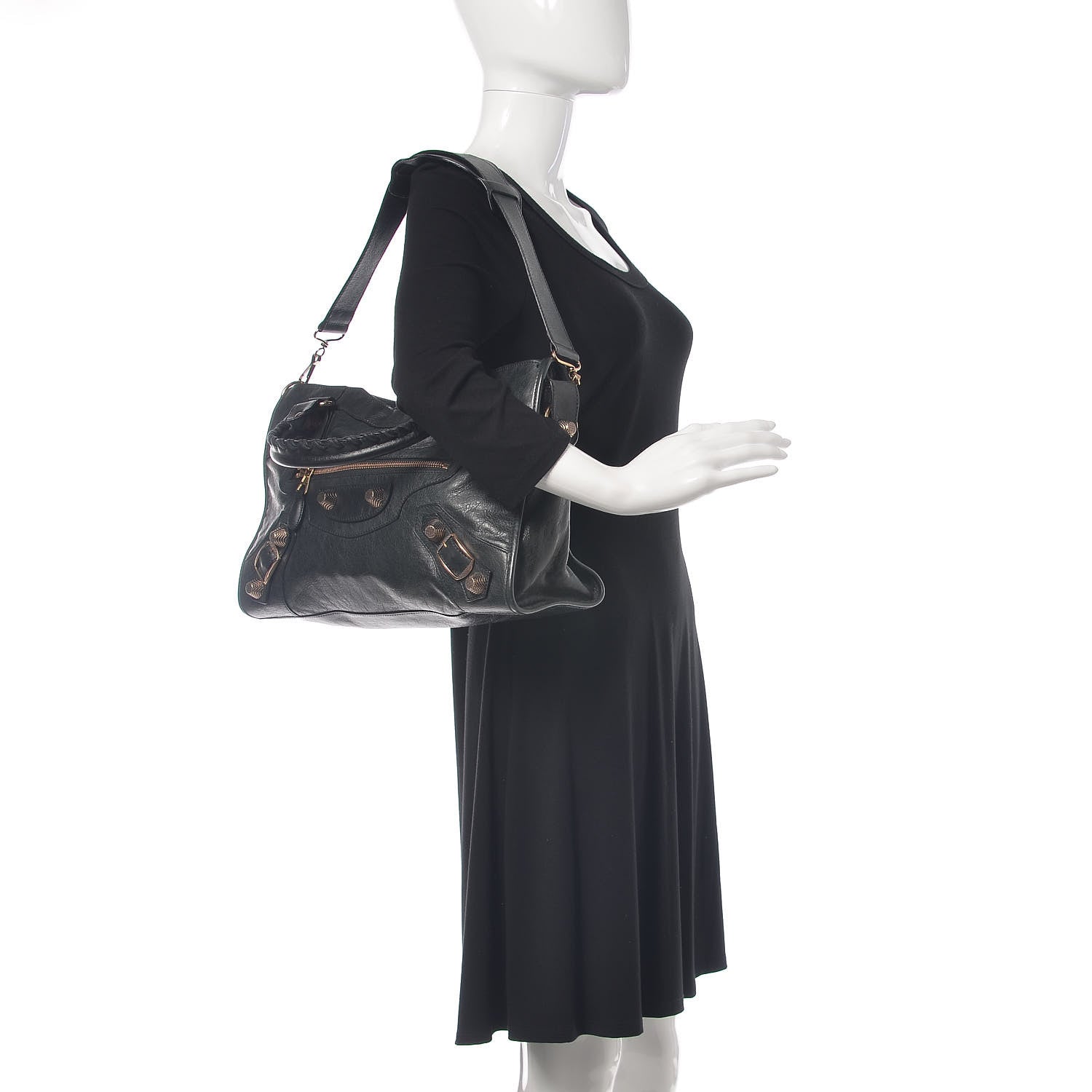 Balenciaga Agneau Giant 21 Rose Gold Hardware City Black 2 of 11