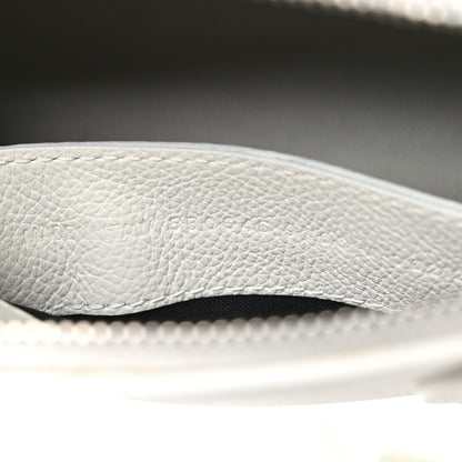 Balenciaga Grained Calfskin Logo XXS Ville Top Handle Bag White Fluo Pink 7 of 11