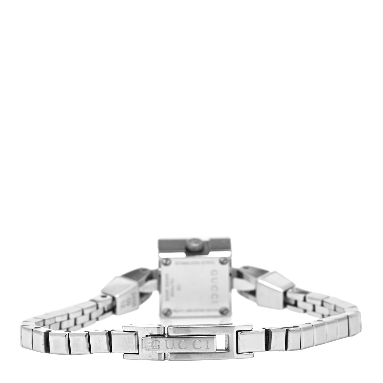 Gucci Stainless Steel Black Mother of Pearl 14mm 102 G-Mini Quartz Watch 3 of 4