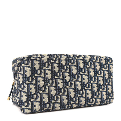Christian Dior Oblique 30 Montaigne Cosmetic Pouch Blue 4 of 10