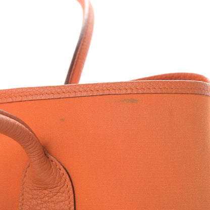 Hermes Toile Negonda Garden Party Tote 36 MM Orange 15 of 18