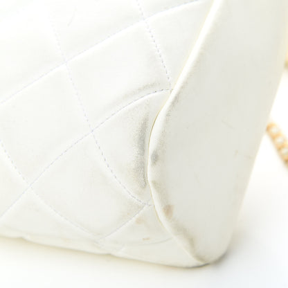 Chanel Lambskin Quilted Large Side-Packs White 14 of 28