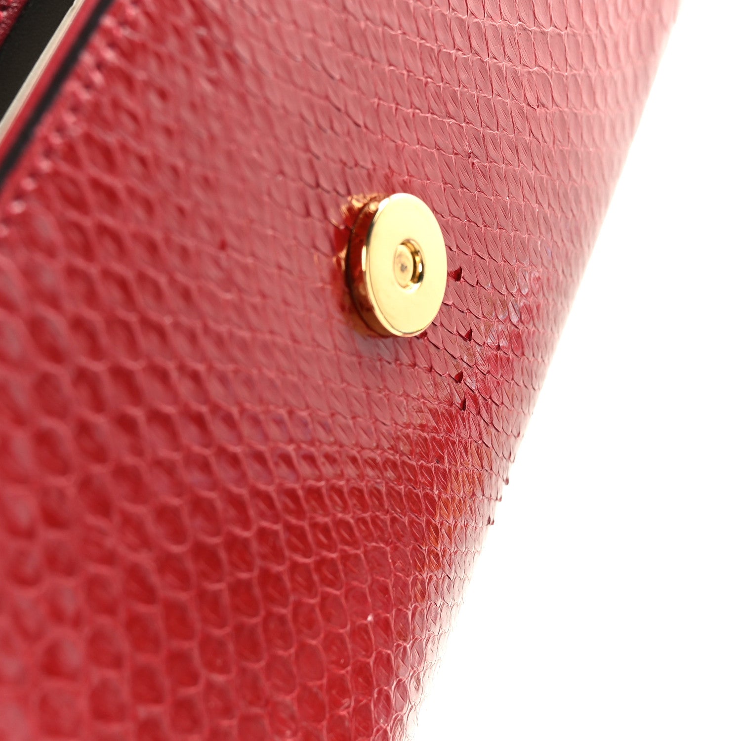 Gucci Snakeskin Small Zumi Shoulder Bag Hibiscus Red 12 of 12