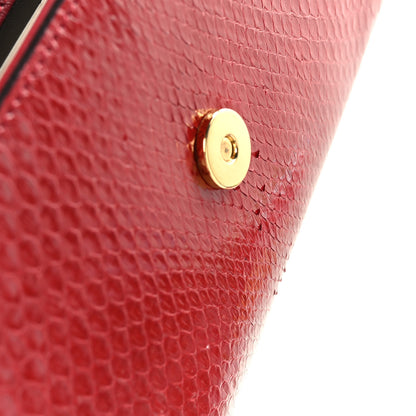 Gucci Snakeskin Small Zumi Shoulder Bag Hibiscus Red 12 of 12