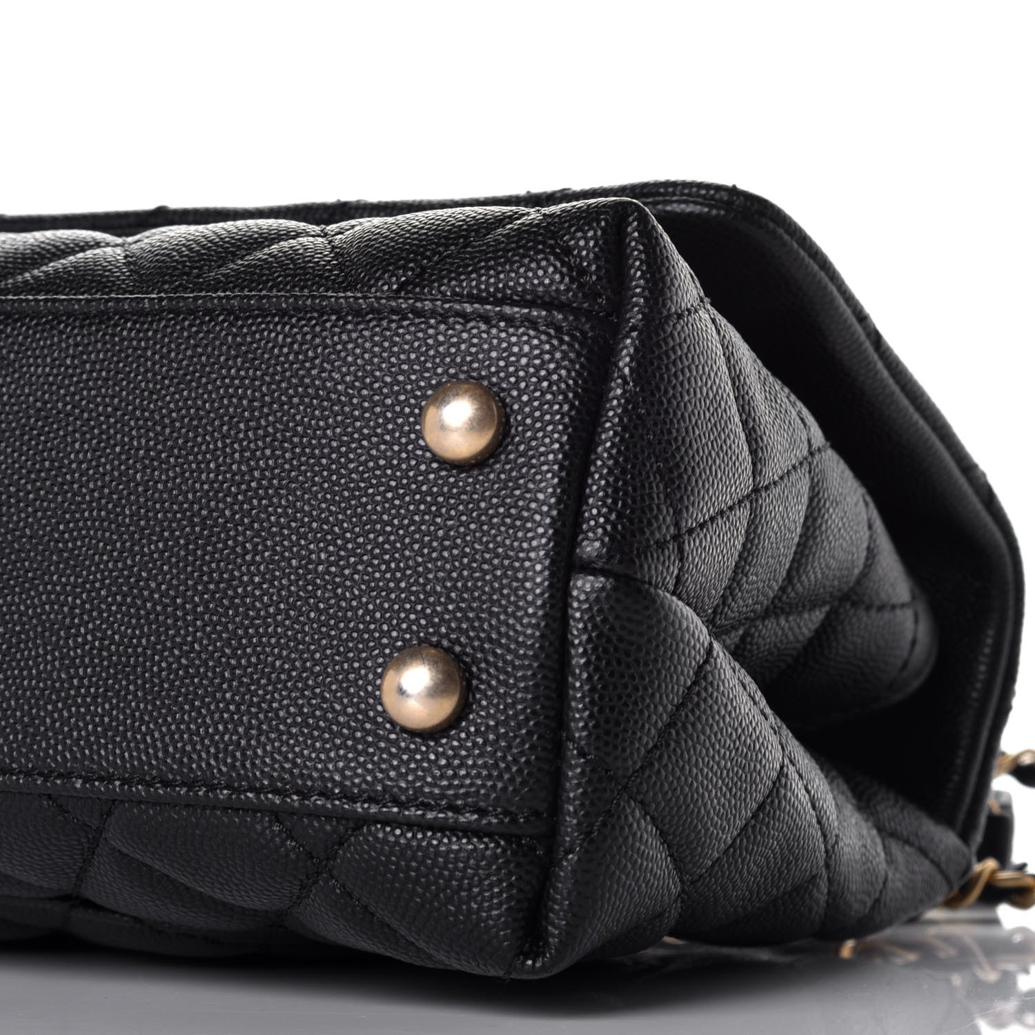 Chanel Caviar Quilted Mini Coco Handle Flap Black 10 of 11