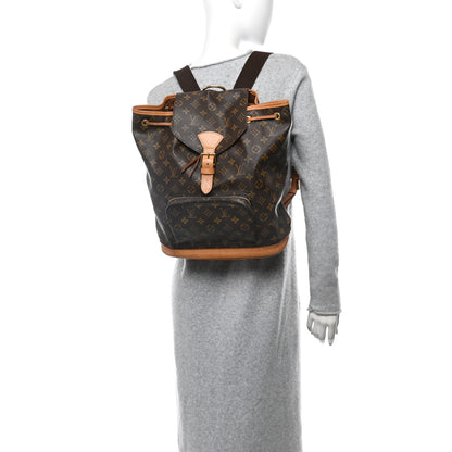 Louis Vuitton Monogram Montsouris GM Backpack 3 of 15