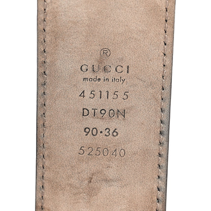 Gucci Lisse Calfskin Dionysus 35mm Belt 90 36 Black 3 of 6