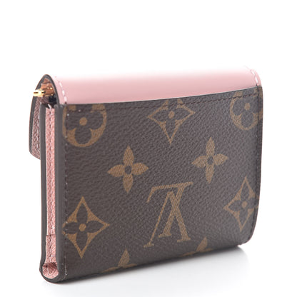 Louis Vuitton Monogram Zoe Wallet Rose Ballerine 3 of 7