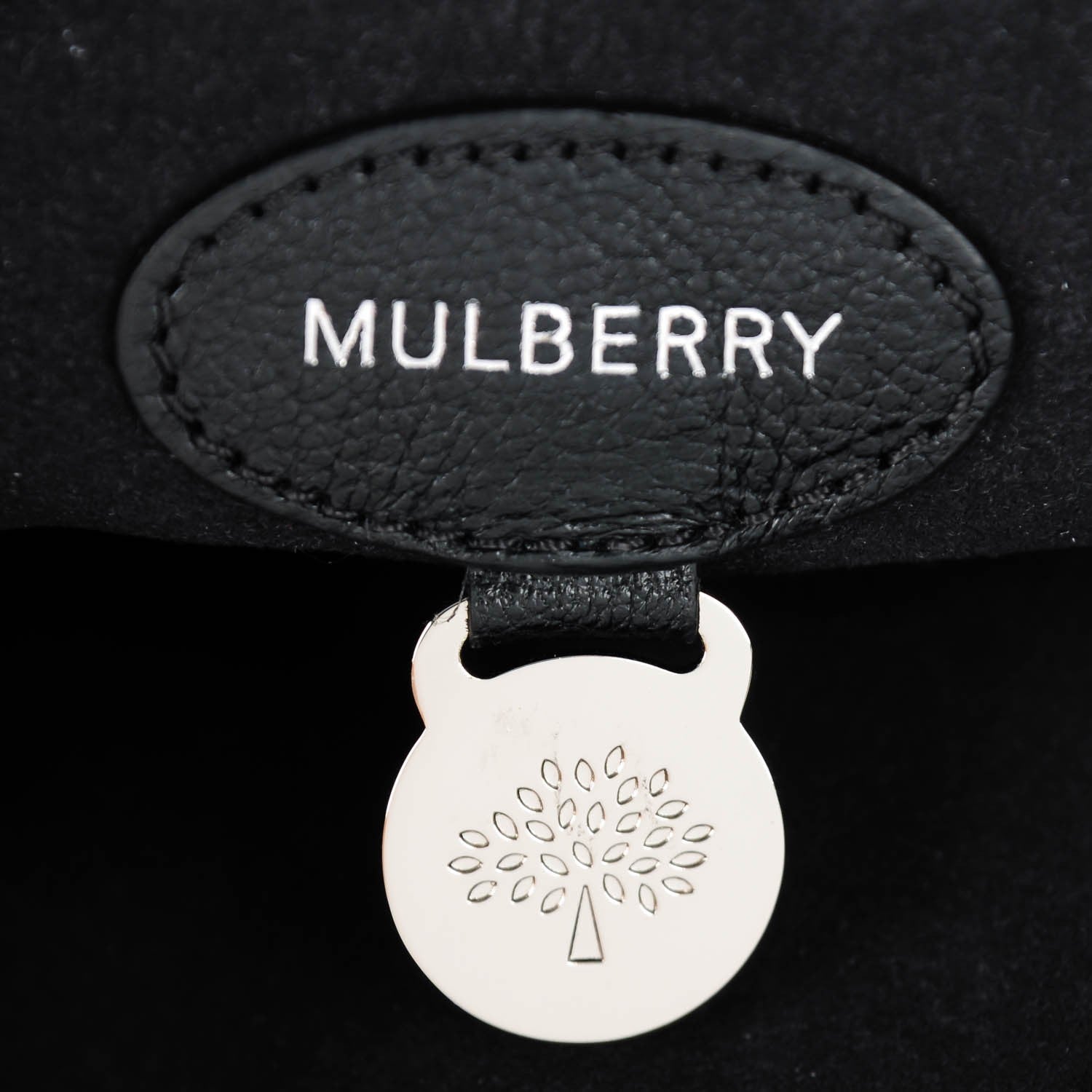 Mulberry Glossy Goatskin Small Lily Flap Black 6 of 7