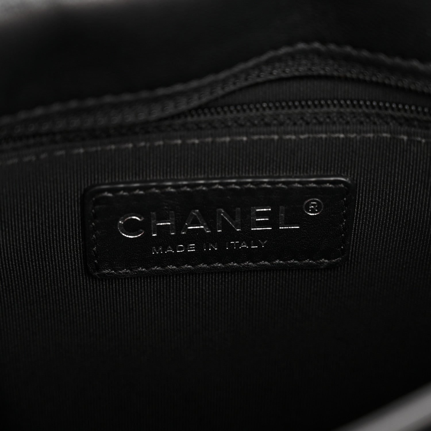 Chanel Lambskin Quilted Large Natural CC Flap Black 6 of 15