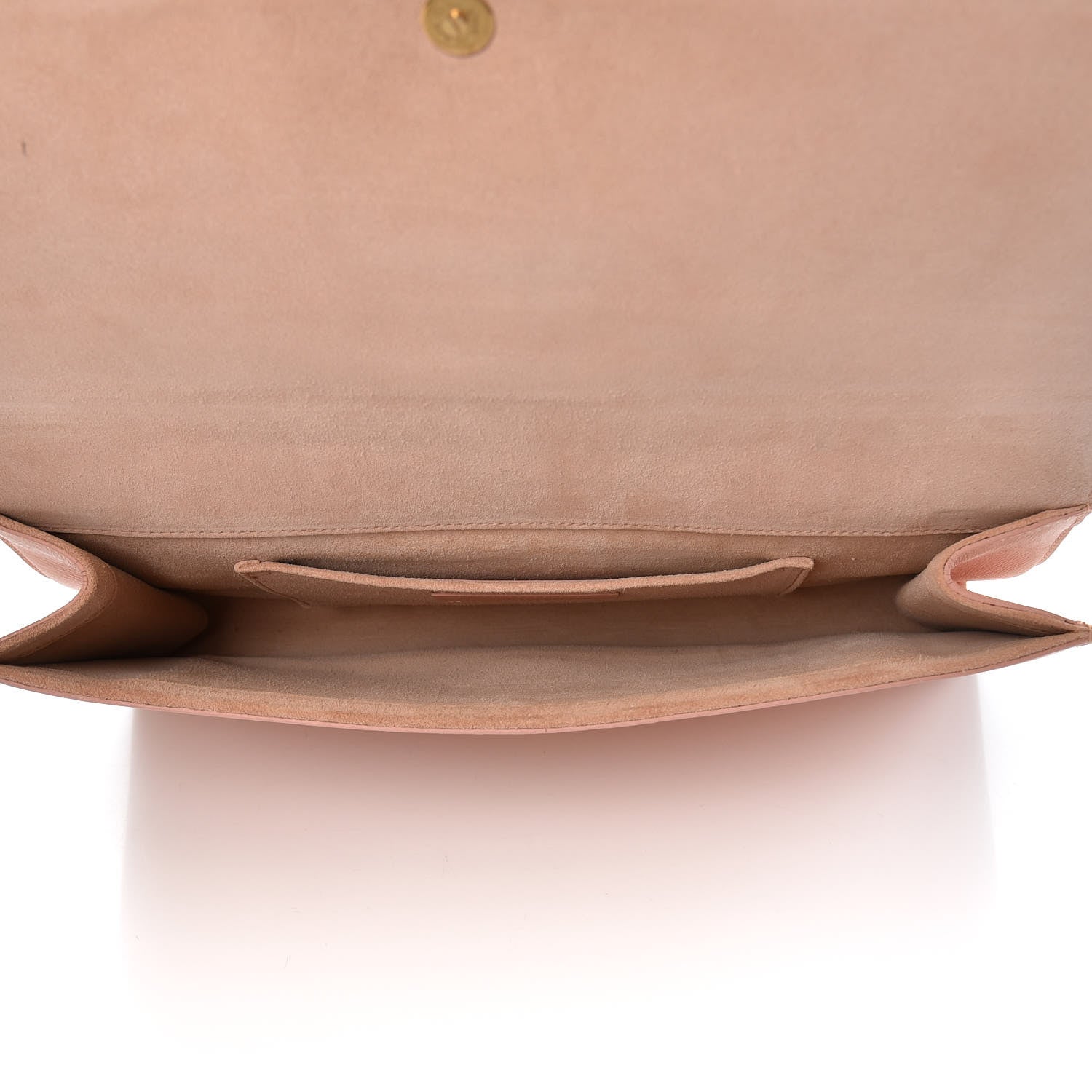 Saint Laurent Calfskin Classic Y Ligne Clutch Blush 5 of 12