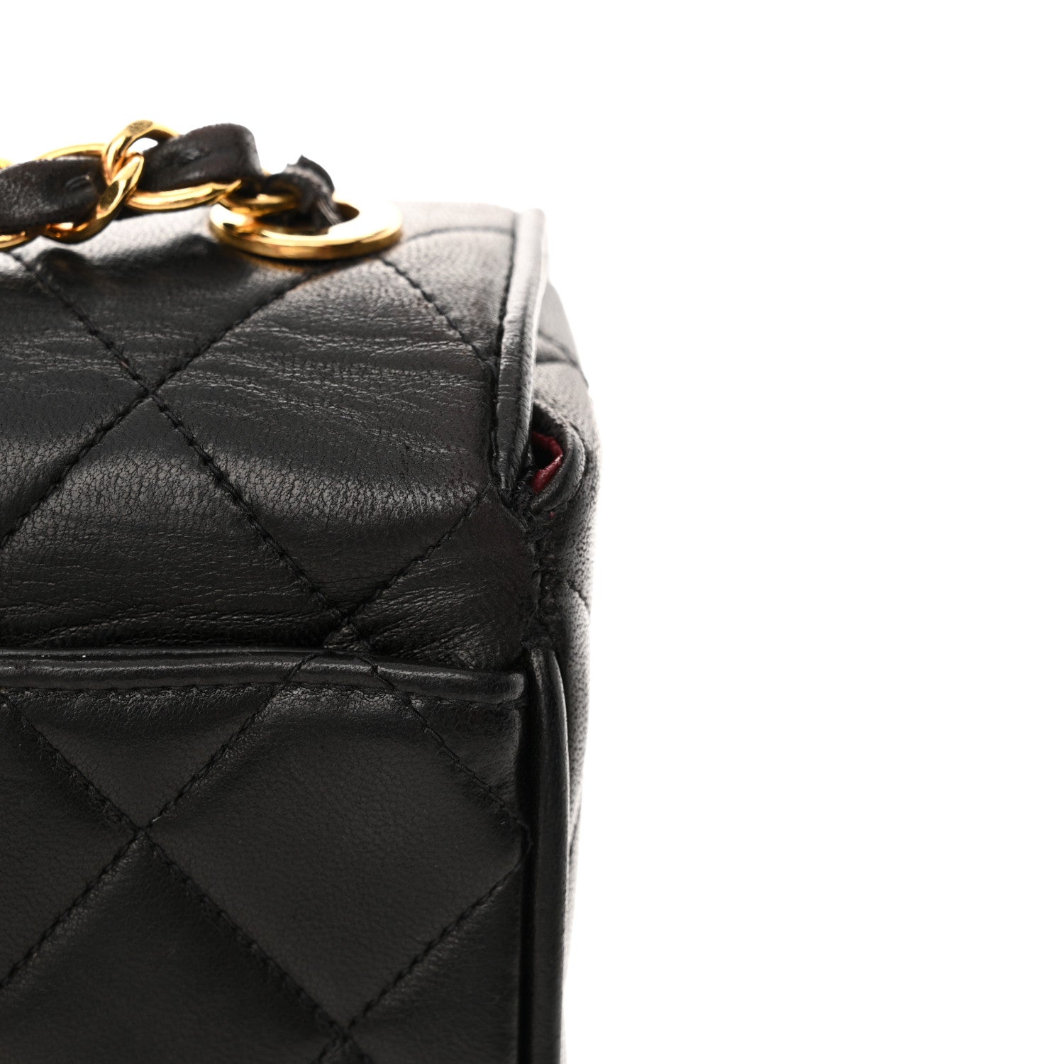 Chanel Lambskin Quilted Mini Square Flap Black 15 of 15