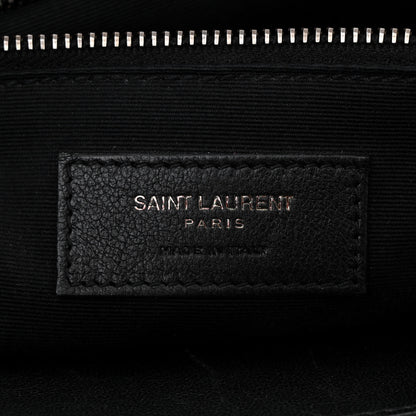 Saint Laurent Crinkled Calfskin Matelasse Monogram Medium Niki Chain Satchel Pebble 6 of 11