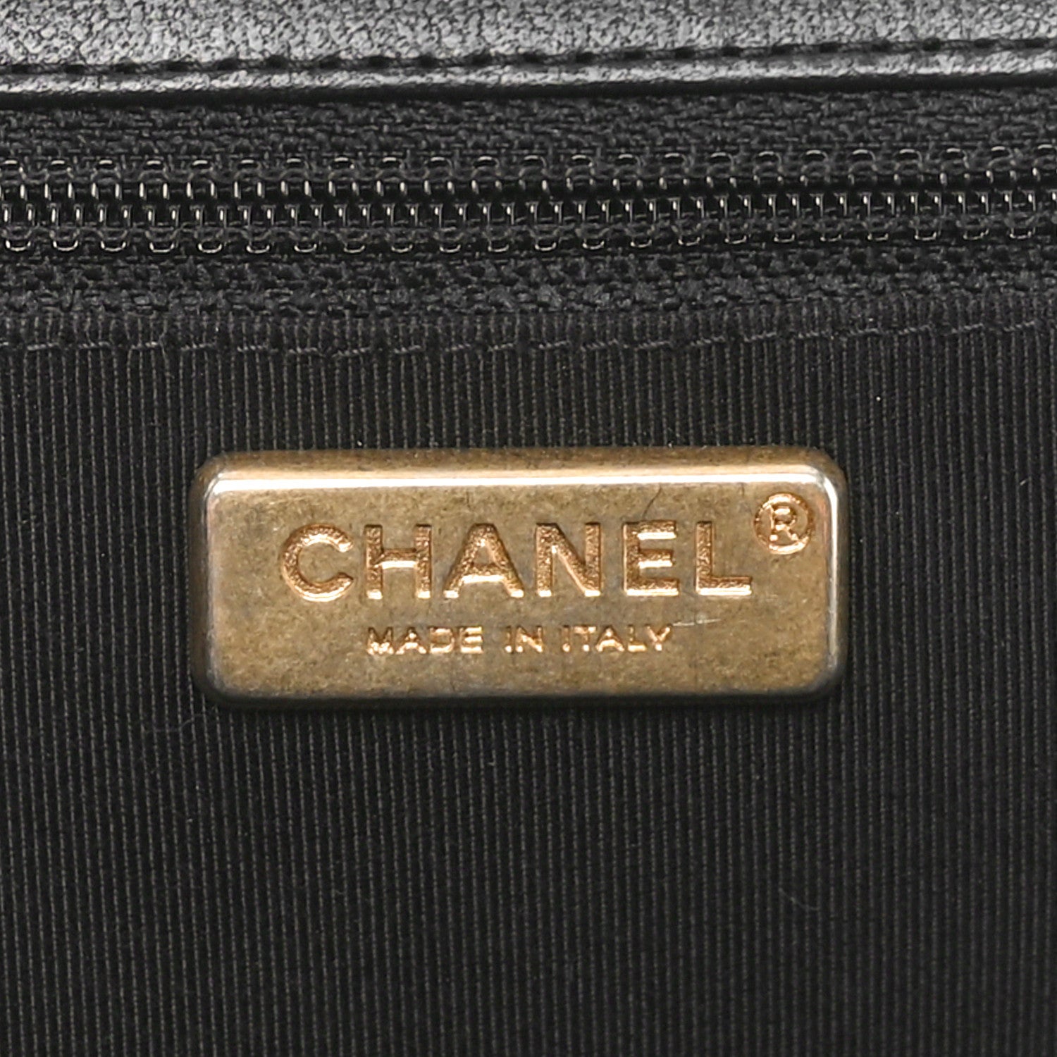 Chanel Lambskin Chain Kiss Lock Clutch Black 6 of 10