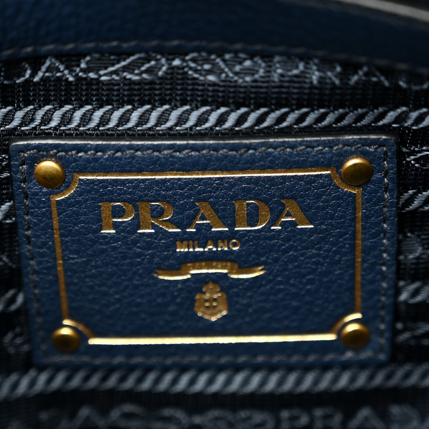 Prada Vitello Phenix Shopping Satchel Baltico 6 of 10