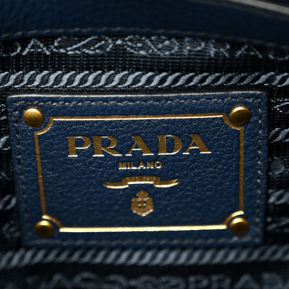 Prada Vitello Phenix Shopping Satchel Baltico 6 of 10