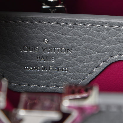 Louis Vuitton Taurillon Python Capucines BB Gris Fuchsia 6 of 8
