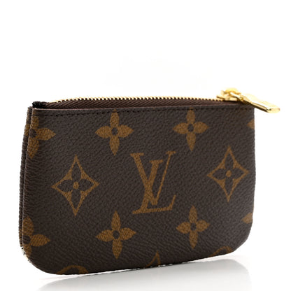 Louis Vuitton Monogram 2022 Christmas Animation Paris Key Pouch Pink 3 of 7