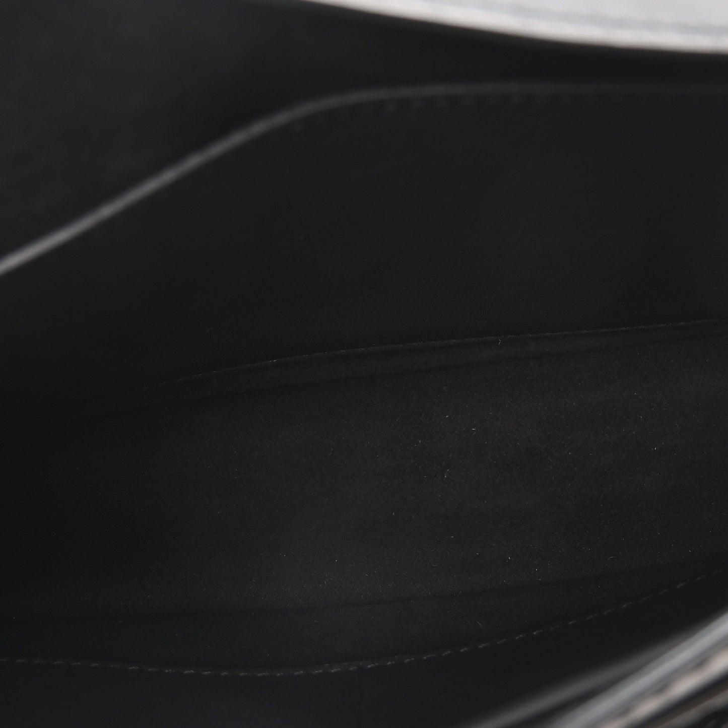 Ultra Matte Calfskin J'Adior Chain Flap Bag Black