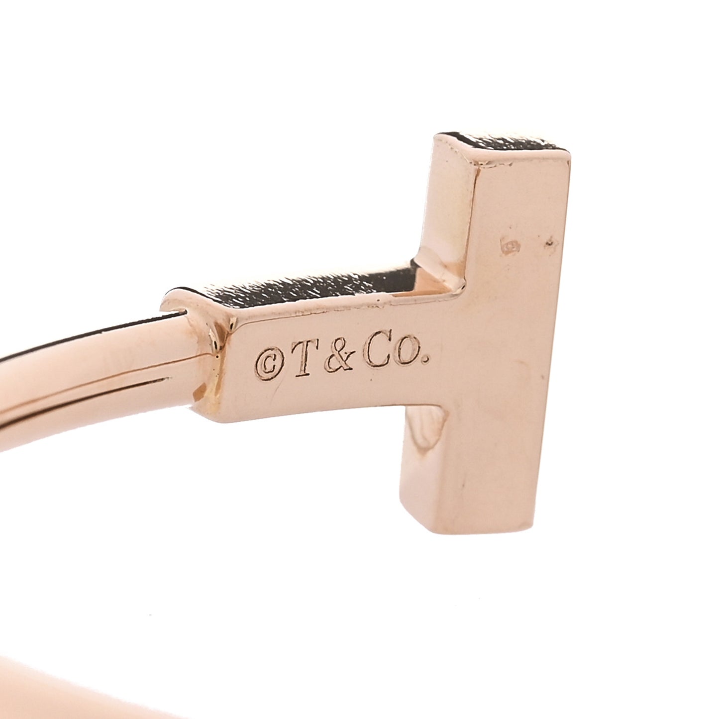 18K Rose Gold Diamond Mother of Pearl T Wire Bracelet