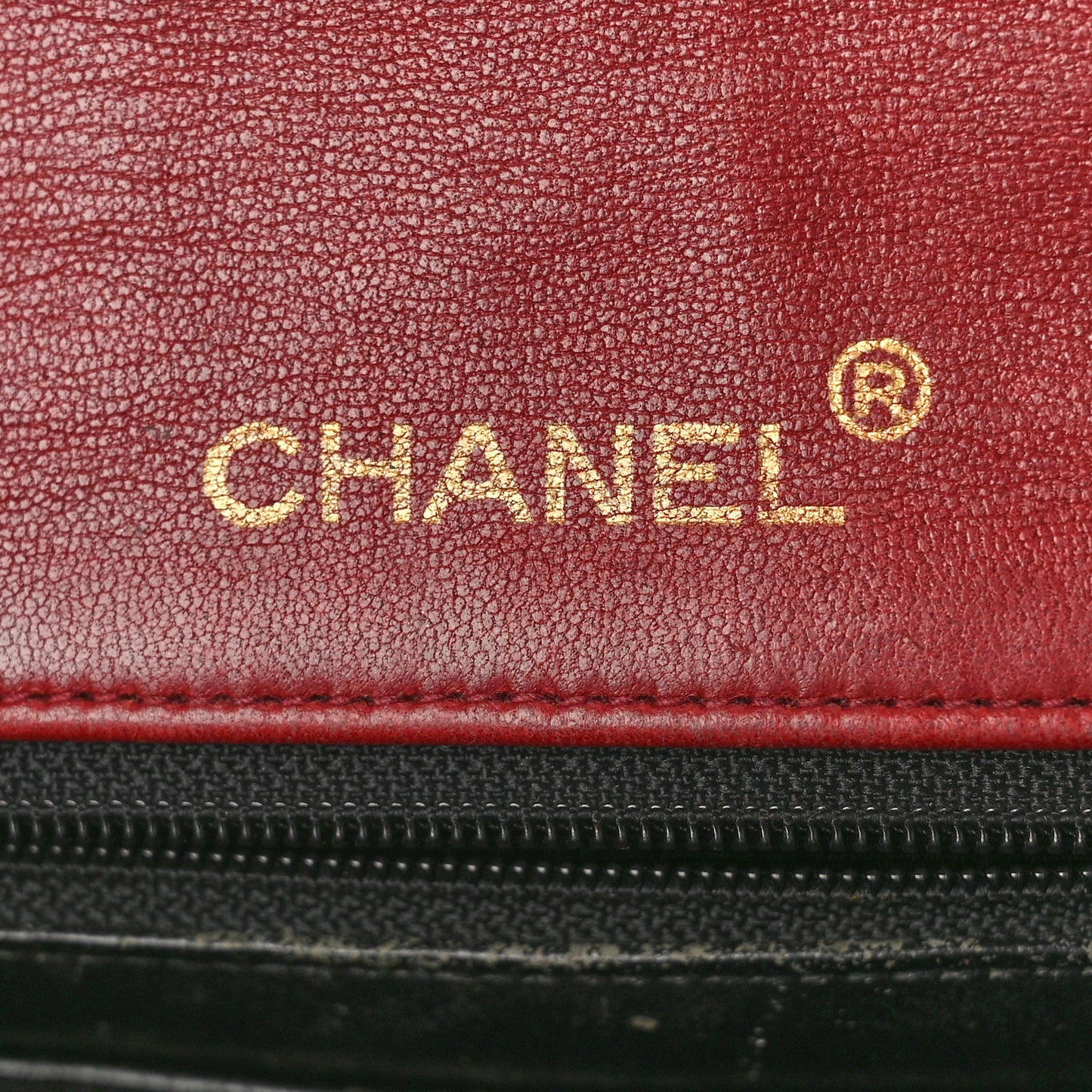 Lambskin Quilted Mini Square Flap Red
