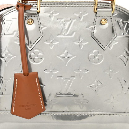 Louis Vuitton Vernis Alma BB Gris Metal 8 of 10