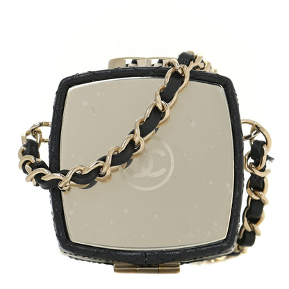 Chanel Lambskin Quilted Small Beauty Box Clutch With Chain Black 1 of 8