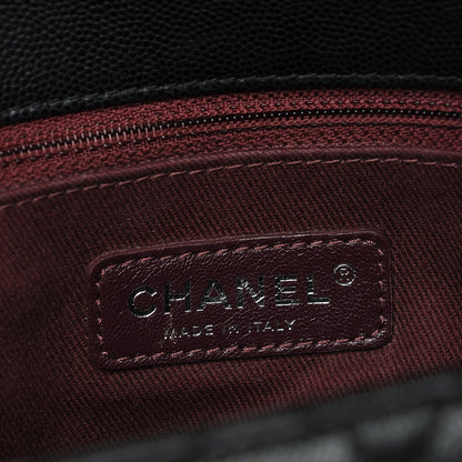 Chanel Caviar Quilted Medium Coco Handle Flap Black 6 of 7