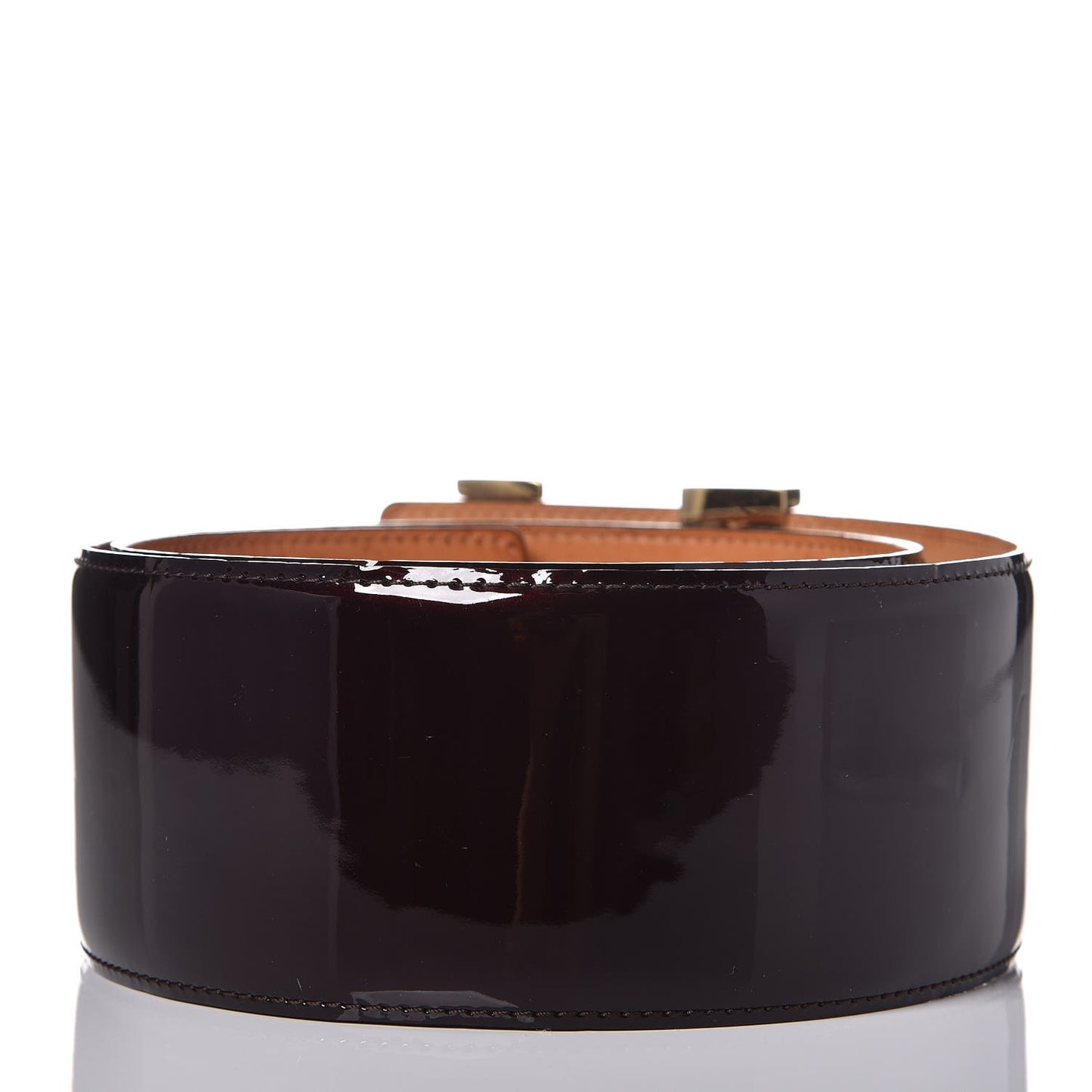 Patent LV Facettes Belt 75 30 Amarante