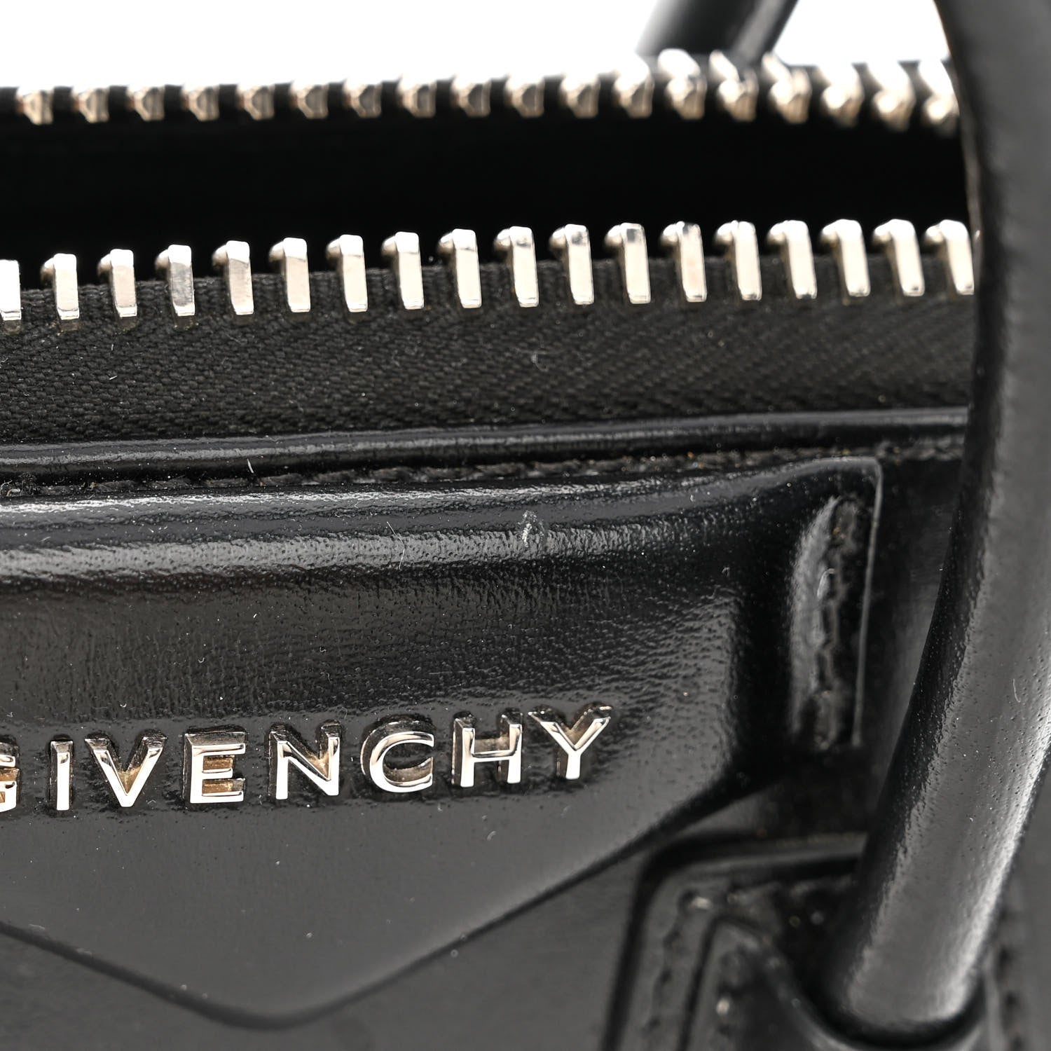 Givenchy Shiny Lord Calfskin Mini Antigona Black 8 of 12