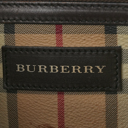 Burberry Haymarket Check Small Canterbury Tote Chocolate 7 of 15