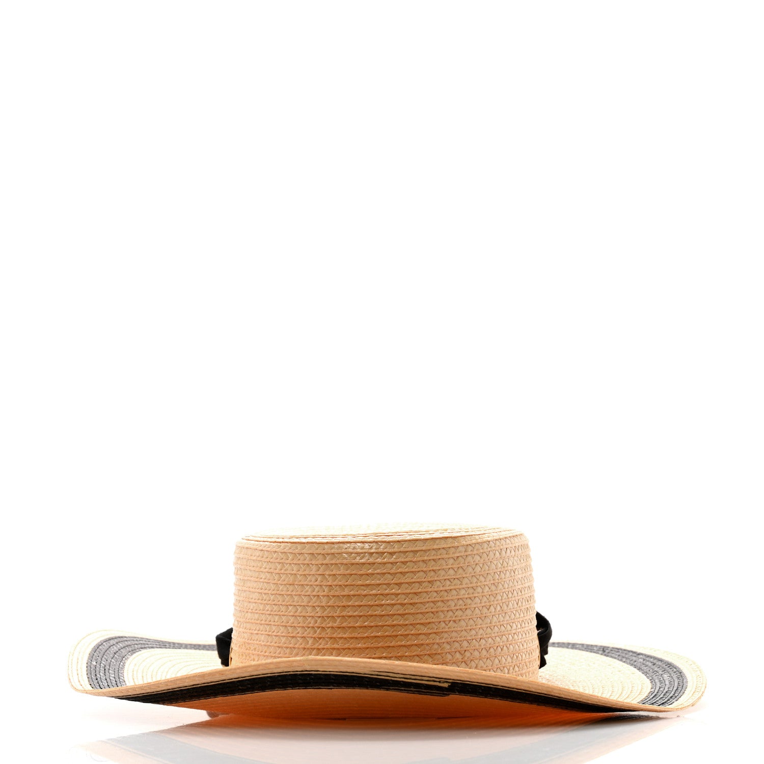 Gucci Raffia L'amour Du Soir Sun Hat S Ivory Black 6 of 10