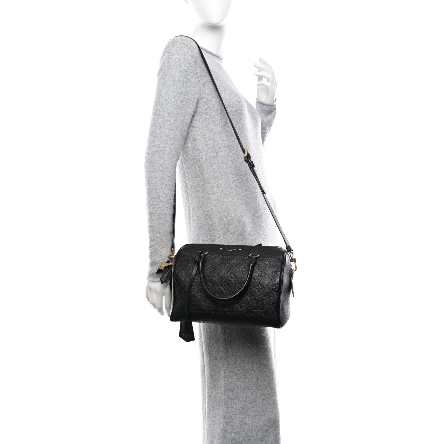 Louis Vuitton Empreinte Speedy Bandouliere 25 NM Black 2 of 9