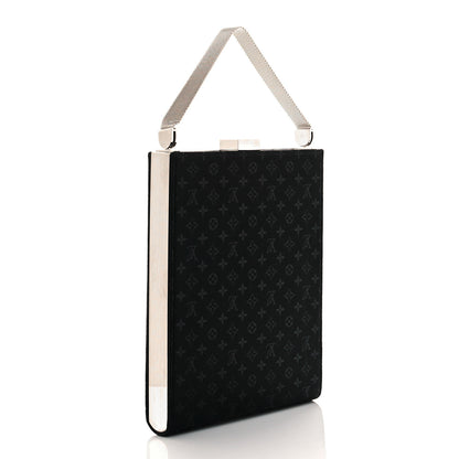 Louis Vuitton Satin Monogram Ange GM Black 4 of 9