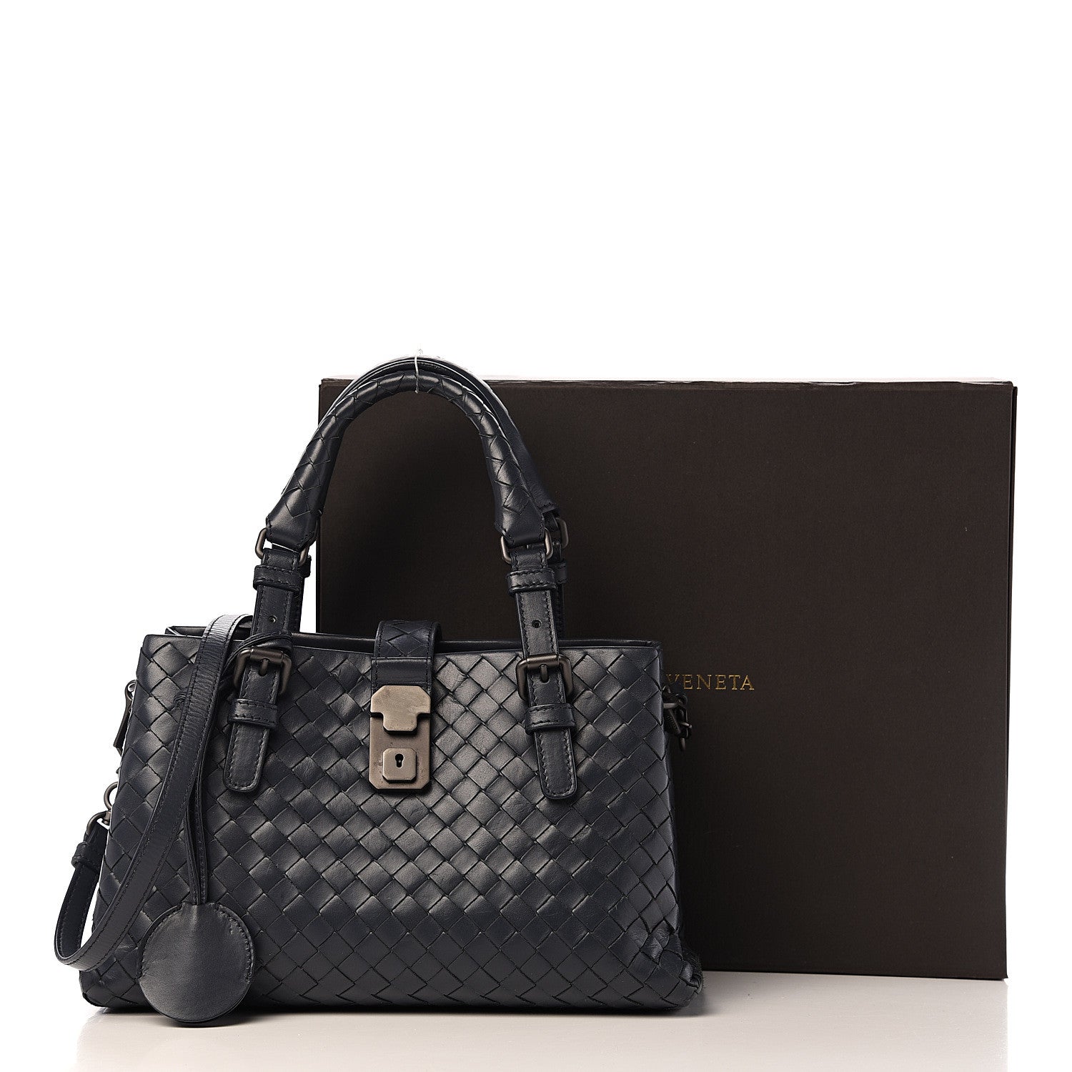 Bottega Veneta Calfskin Intrecciato Mini Roma Light Tourmaline 10 of 10
