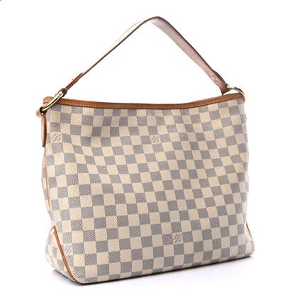 Louis Vuitton Damier Azur Delightful PM Rose Ballerine 3 of 17