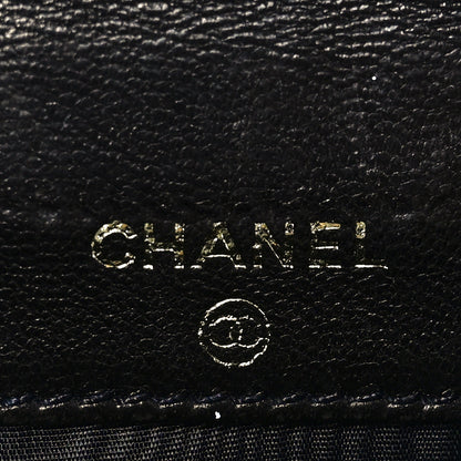 Chanel Caviar Timeless CC Compact French Wallet Black 7 of 9
