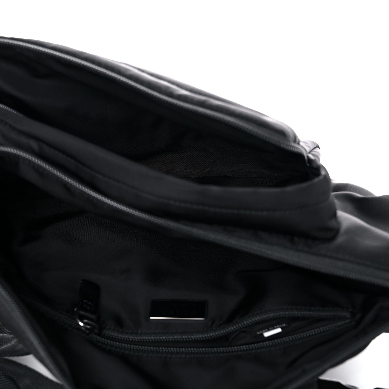 Prada Tessuto Nylon Belt Bag Black 4 of 9