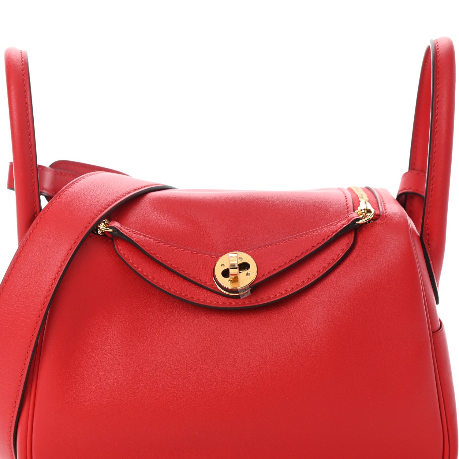 Hermes Swift Mini Lindy 20 Rouge De Coeur 7 of 9